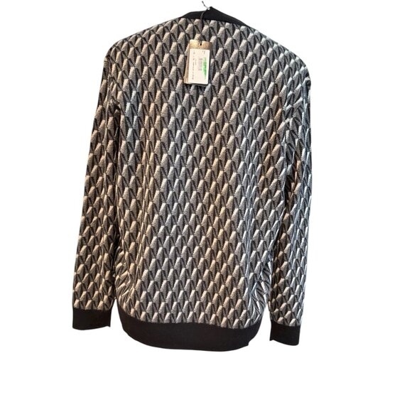 Emporio Armani 7V1MXX Geometric Print Men's crewneck sweater, Size XL - Picture 2 of 12
